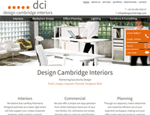 Tablet Screenshot of designcambridge.com